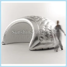 Newest silver inflatable dome tent inflatable igloo tent inflatable air dome tent disco dome for sale