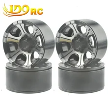 1/10 scale RC car Crawler 1.9″ Beadlock Alloy Spoke Wheels/Rims RC4WD 4pcs