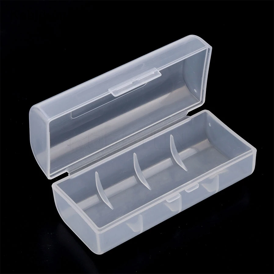 

Kebidumei Battery Storage Box Plastic Batteries Store Boxes Holder Cover for 26650 Batteries Protector Case