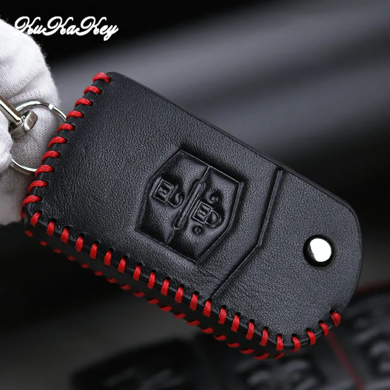 Kukakey 2 & 3 Кнопка для Mazda 5 автомобильный чехол ключей модная кожаная сумка