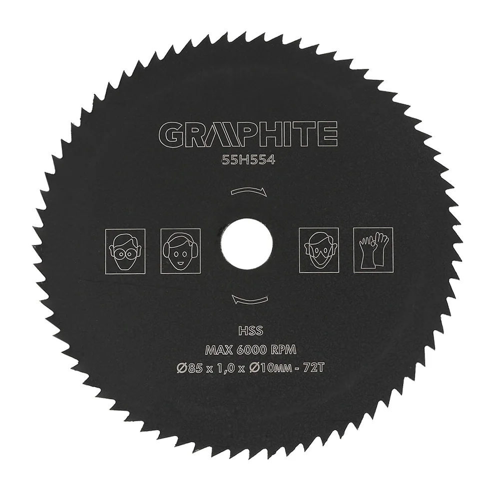 

1PC 85mm*10mm 72T HSS Circular Saw Blade Cutting Disc Wheel For Wood Metal Working Tools Hot Sale