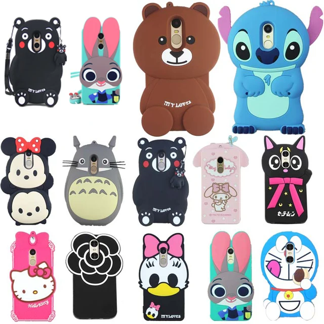 30 types for xiaomi redmi note 4 case lovely cute 3d cartoon soft ... Case in 3d