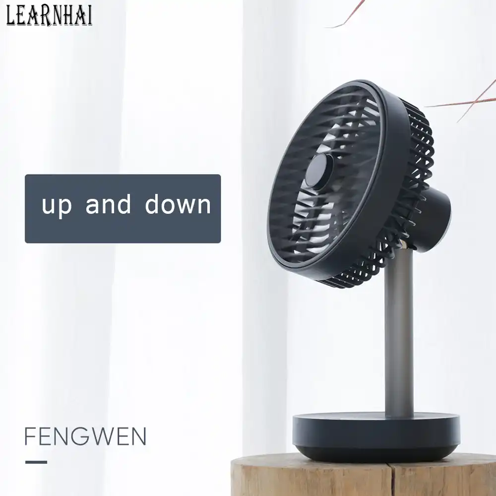 Learnhai P20 Removable Mask 7w 4000mah Rechargeable Silent Table Mini Usb Cooling Fan With Phone Charger Function For Summer Fans Aliexpress