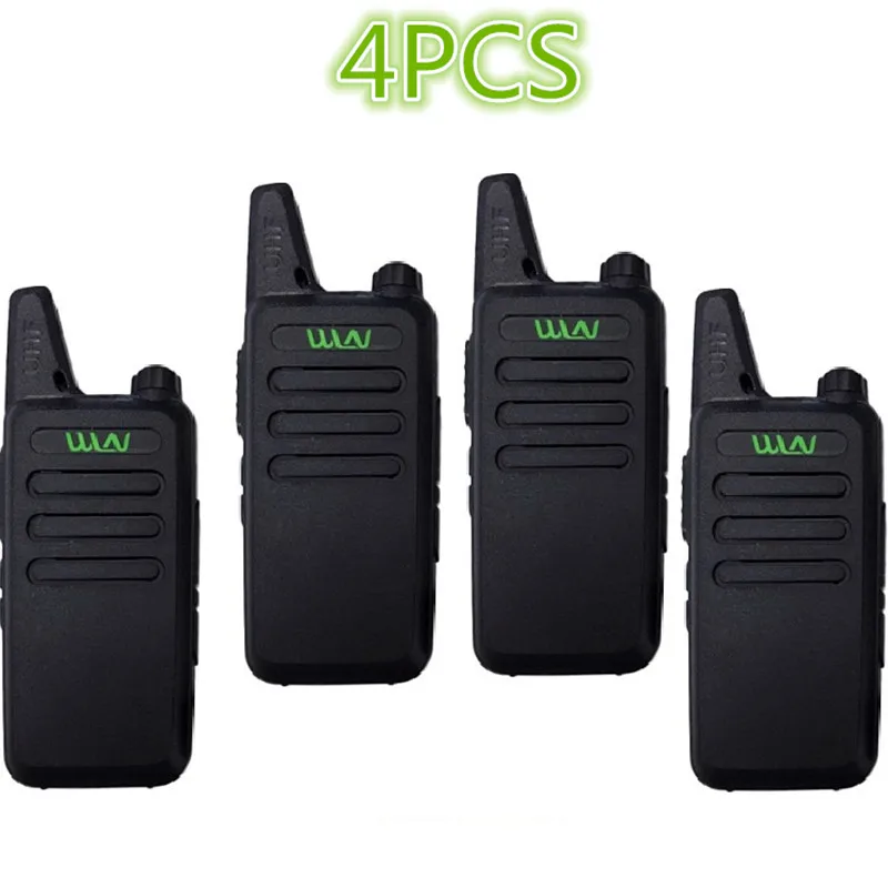 4 шт. портативная рация WLN KD C1/C2Walkie Talkie UHF 400 470 МГц мощность 5 Вт 16 каналов