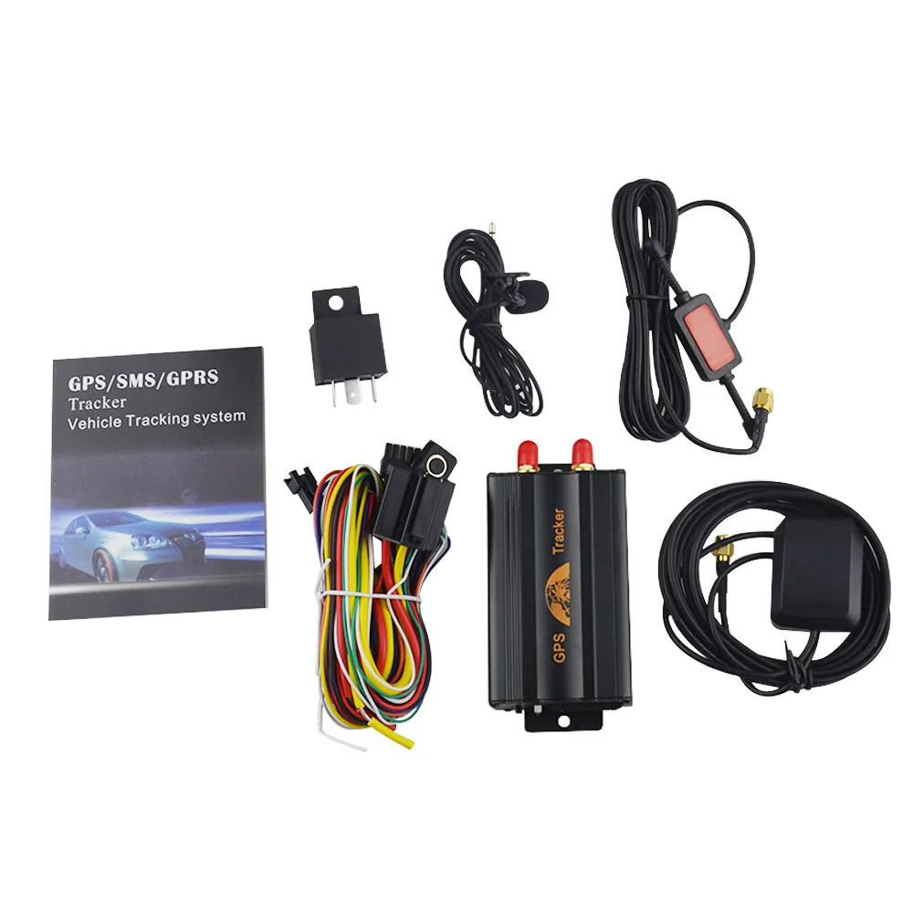 Автомобильный GPS трекер для мотоцикла TK103A + GPS103A GSM GPRS локатор с защитой от кражи