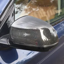 Углеродное волокно стиль зеркало заднего вида накладка 2 шт. для BMW X3 G01 G08 25i 28i 30i ABS внешний Стайлинг модифицированный
