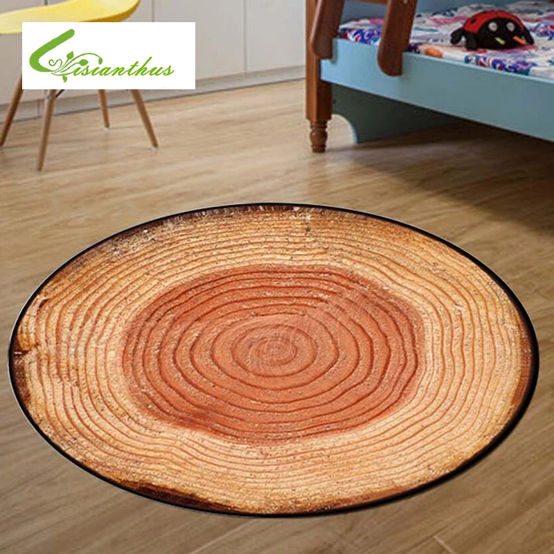 60/80/100/CM Antique Wood Tree Annual Ring Round 3D Carpet For Living Room Bedroom Study Computer Chair Mat Kids Room Rug 60/80/100/CM Antique Wood Tree Annual Ring Round 3D Carpet For Living Room Bedroom Study Computer Chair Mat Kids Room Rug