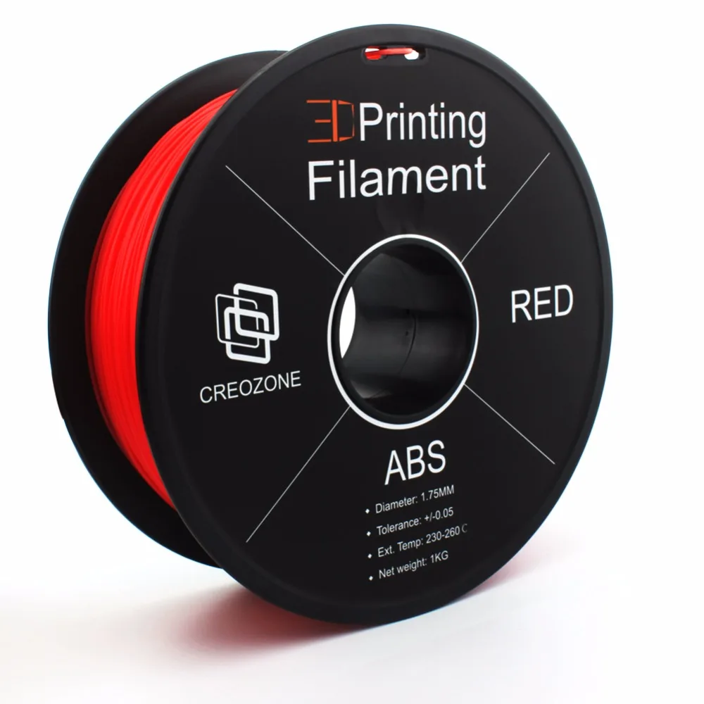 CREOZONE Red ABS 3D Printing Filament 1001 (5)