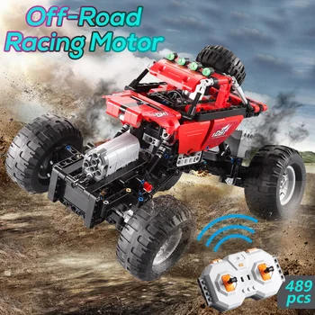 

CaDA Building Blocks Off-Road Car Toy Remote Control Stable Car Structure Racing Modes Assembling with Legoed Technic
