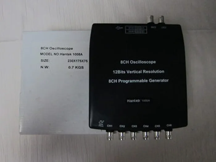 Hantek 1008A 8-Channel PC USB Digital Storage Automotive Diagnostic Oscilloscope
