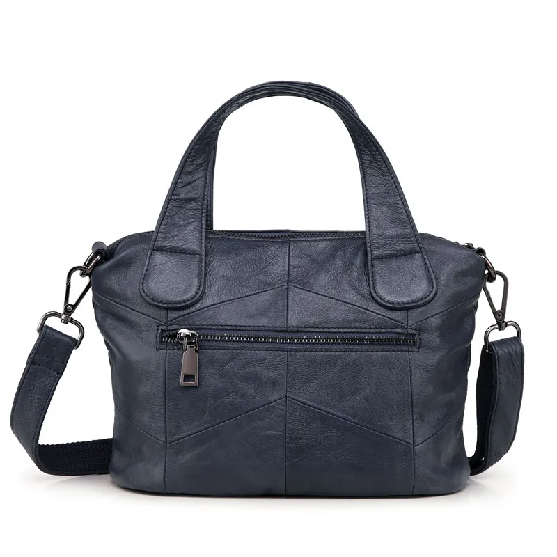 MJ Women Genuine Leather Bag Female Real Cow Leather Handbag Small Tote Bags Ladies Shoulder Handbag Messenger Bag for Women (20)