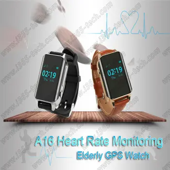 

Precise Elderly GPS Smart GPS Watch A16 support GPS WIFI SOS LBS Heart rate Locate Finder emergency call for baby smartwatch A16