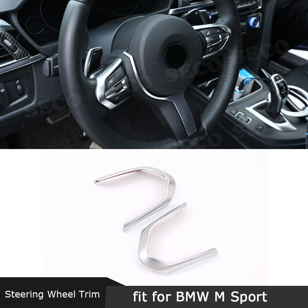 Автомобильный руль управления рамка Крышка Кнопка украшения наклейки ABS для BMW F20 F22 F30 F32 F10 F06 F15 F16 M-Sport