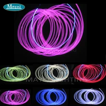 Maykit 40 м стороны излучают Пластик волокна 50000h 80w Cree светодиодный светильник источник пульт дистанционного управления для бассейна окружающей среды светильник украшения