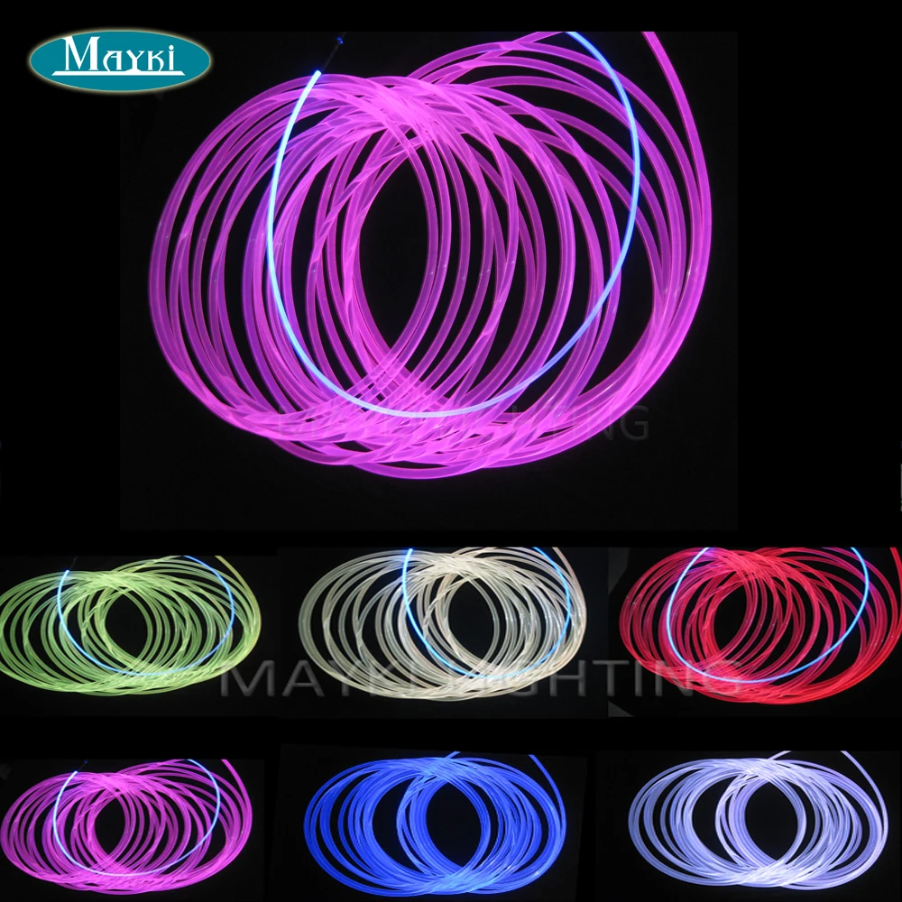 Maykit 40meter Side Emit Plastic Fiber 50000h 80w Cree LED Light Source