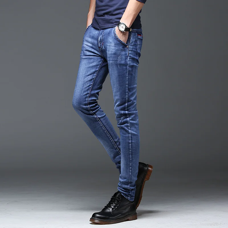 Batmo 2019 new arrival high quality casual slim jeans men ,men's pencil pants ,skinny jeans men Z004 Batmo 2019 new arrival high quality casual slim jeans men ,men's pencil pants ,skinny jeans men Z004