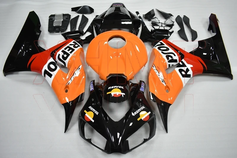 Abs обтекатель для Honda Cbr1000 RR 2006-2007 REPSOL Abs обтекатель для Honda Cbr1000 RR 07 кузов CBR 1000 RR 2007 - Цвет: Армейский зеленый