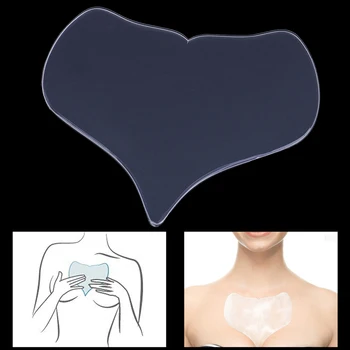 

Reusable Prevent Chest Wrinkle Pad Heart Shaped Anti Wrinkle Chest Pad Silicon Transparent Anti Aging Wrinkles Removal Triangle