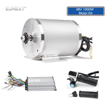 

KUNRAY Electric 48V 1000W Scooter Bicycle Motor Complete Kit, Brushless Motor DIY Conversion Kit, 30A Controller, LCD Throttle
