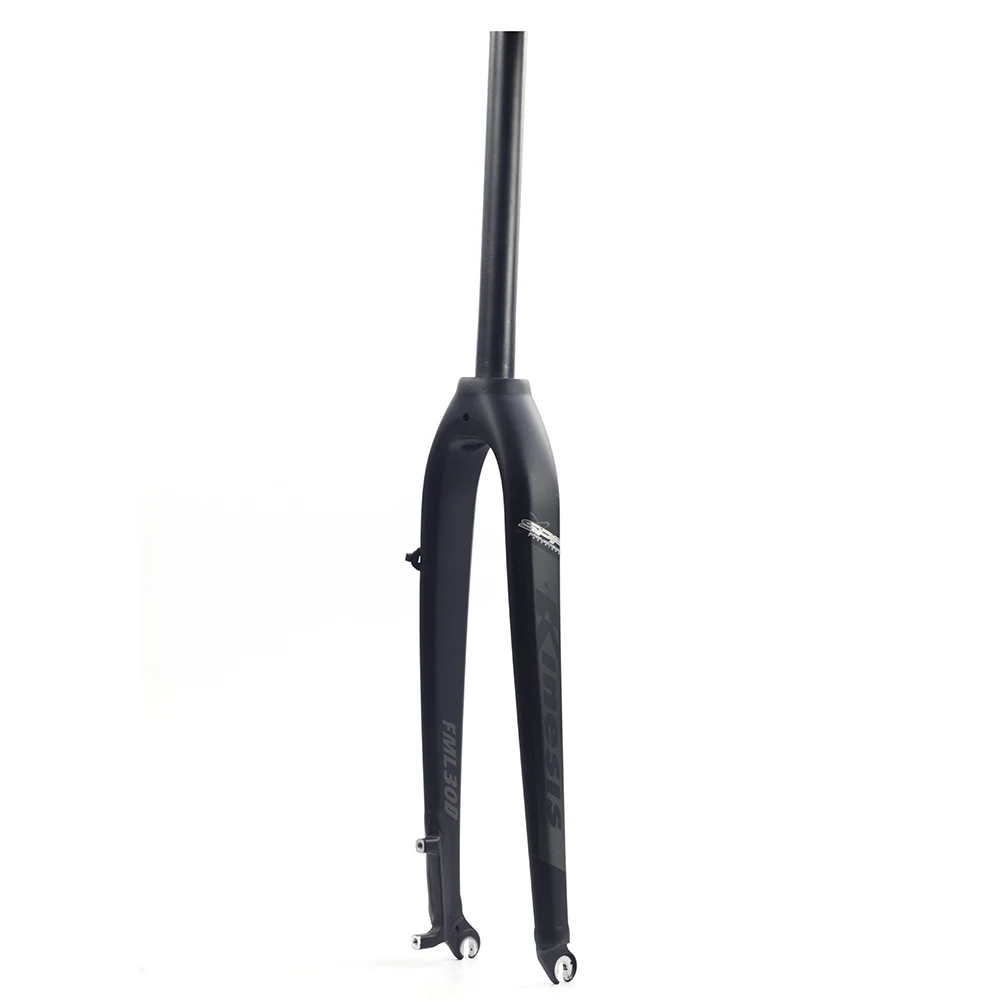 Kinèse 26 "27.5" 29 "aluminium vtt vélo fourche rigide droite 1 1/8" 28.6mm frein à disque