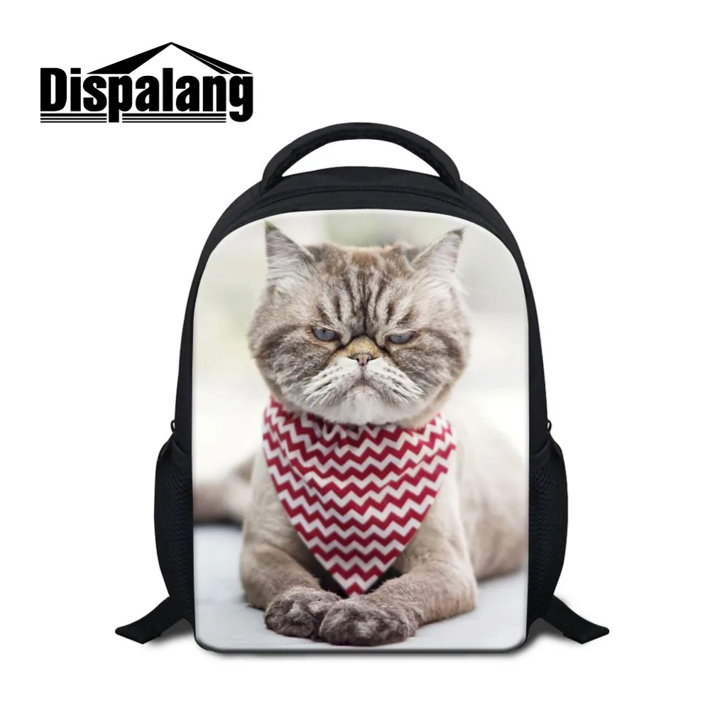 

Dispalang Cute Cat Print School Bags For Kindergarten Animal Children Mini School Backpacks Small Schoolbags For Girls And Boys
