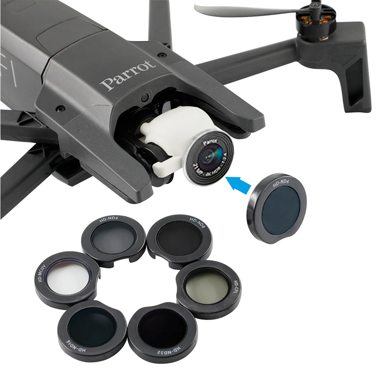 Parrot Anafi объектив для беспилотника фильтр UV ND ND4 ND8 ND16 нейтральная плотность CPL