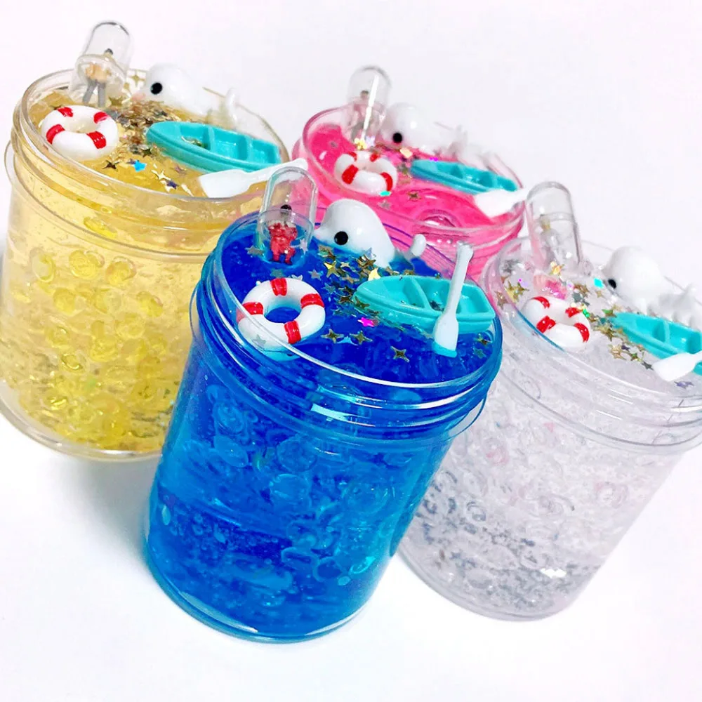 

Modeling Clay Plasticine Sludge For Kids Scented Stress Cute Charm Dolphin Slime Stretchy Elasticity Slimes Toys Gift k0307