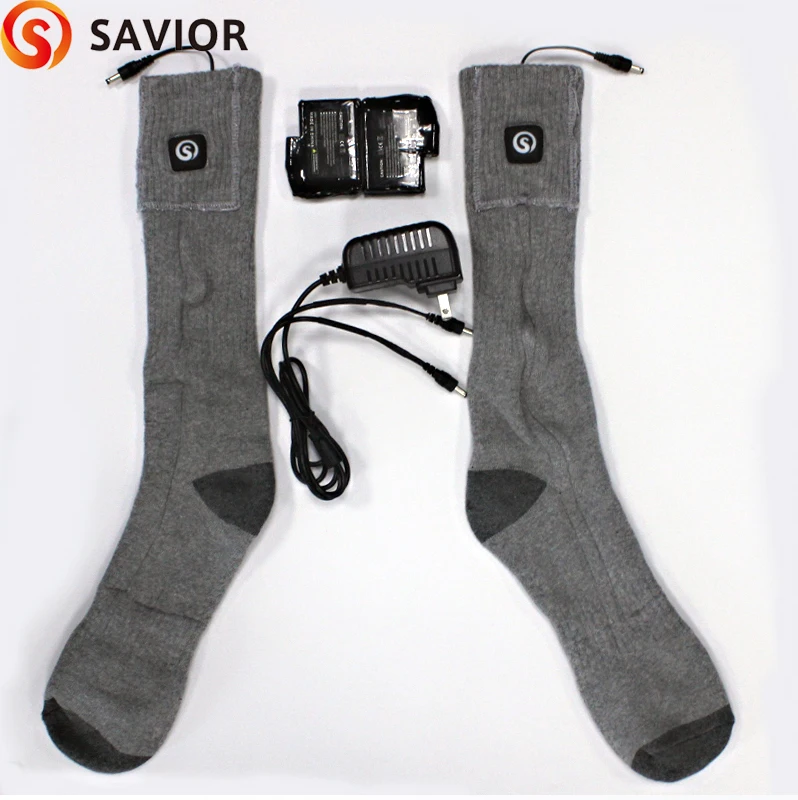 Savior heated sock shoe cover riding 3 levels control 3.7V heating