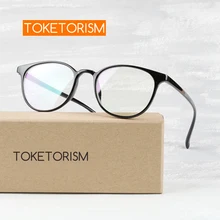 Toketorism, винтажные Женские оправы для очков, легкие мужские очки, круглые 3142