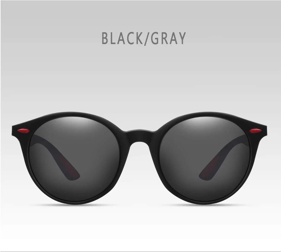 Круглые ретро поляризованные солнцезащитные очки для мужчин и женщин для вождения солнцезащитные очки фирменный дизайн uv400