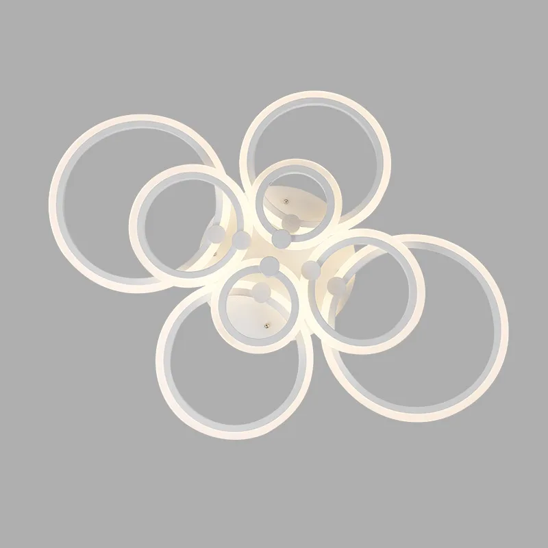 

Modern Acrylic Led Ring Chandelier Ceiling Living Room Light Fixtures Dining Room Lamps Decoration Hogar Home Lighting 220V