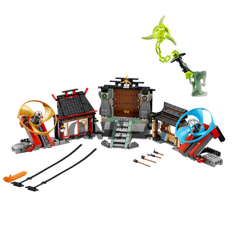 Совместимость с legoinglys ninjago 70590 строительные блоки 10527 кирпичи Airjitzu боевые