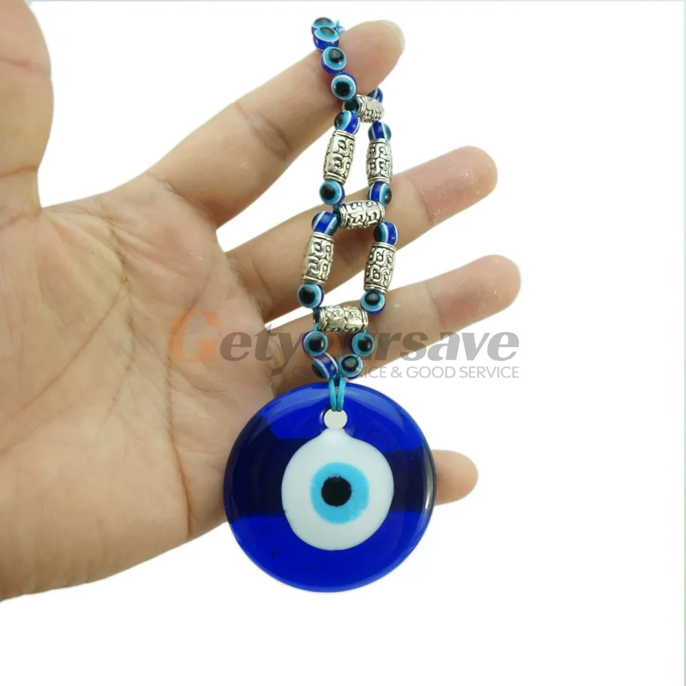 

Turkish Blue Eye Beaded Alloy Accessories Glass pendant Home Decor Amulet