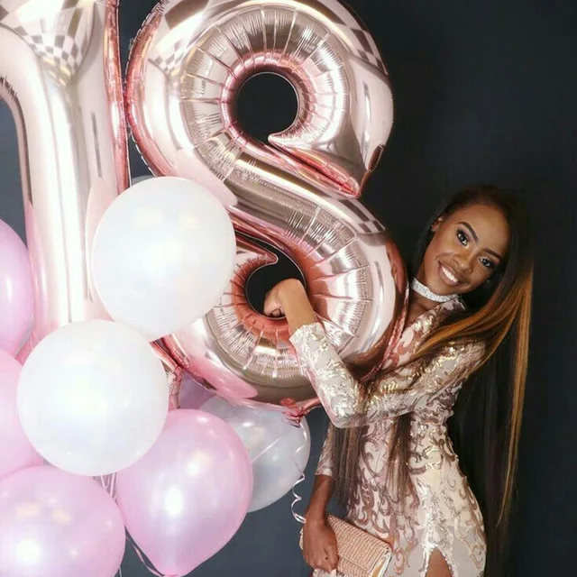 2pcs 40 Inch Rose Gold Number 18 Foil Balloons Adult 18th Birthday Party Anniversary Digit Helium Balaos Decoration Globos Ballons Accessories Aliexpress 2pcs 40 Inch Rose Gold Number 18 Foil Balloons Adult 18th Birthday Party Anniversary Digit Helium Balaos Decoration Globos Ballons Accessories Aliexpress