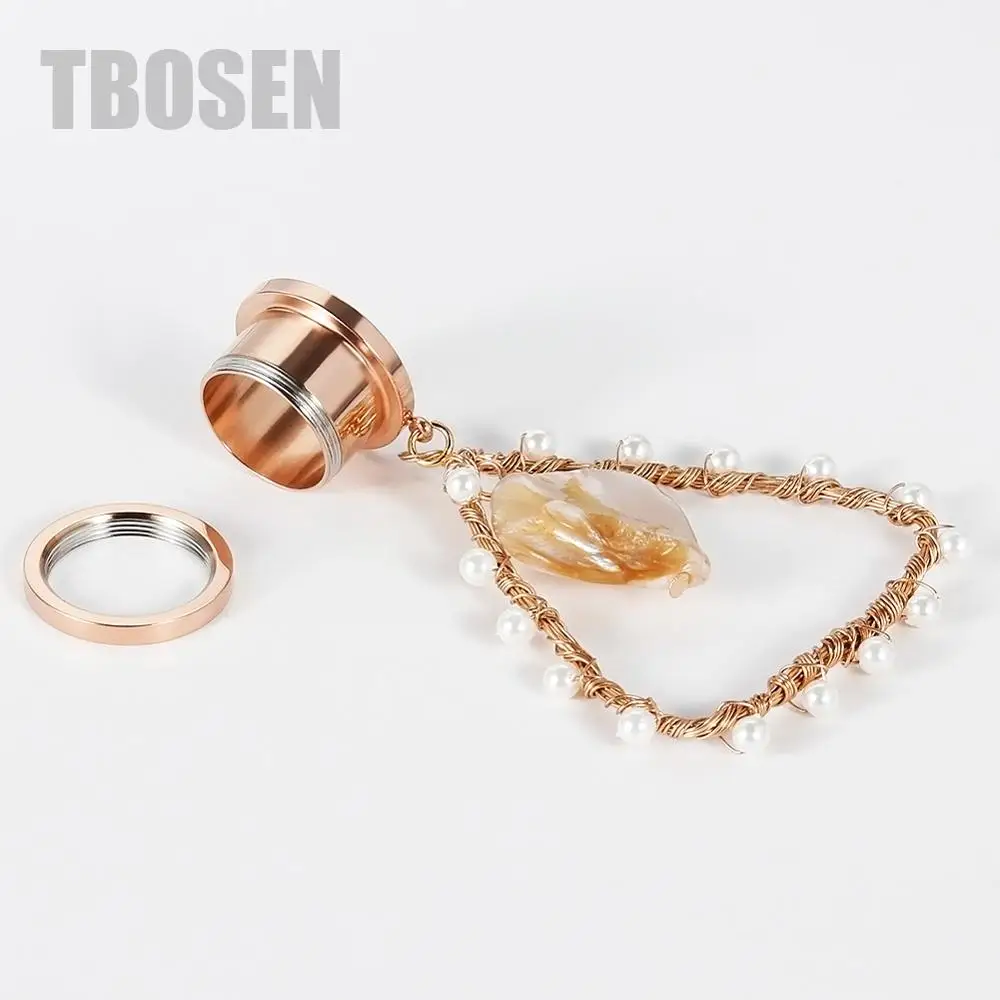 TBOSEN 2 шт Плаги для ушей серьги ручной работы жемчужные из нержавеющей стали