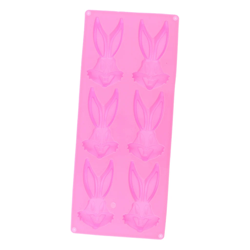 Rabbit/Bunny Shape Silicone Mold Crafts Mould for Epoxy Resin DIY Pendent Craft Fondants Sugar Crafts Molding Tools