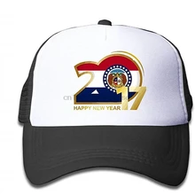 Новогодняя бейсбольная кепка для детей Mocco с сеткой для мальчиков и девочек, Регулируемая Кепка для игры в гольф