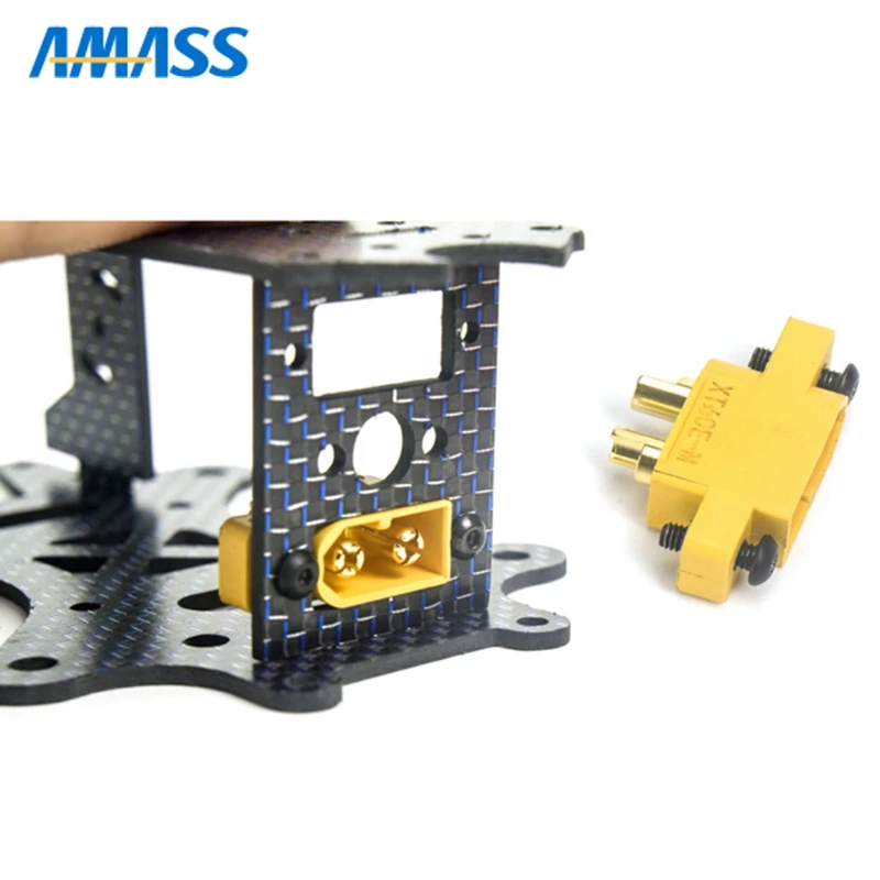 

5PCS/10PCS AMASS XT60E-M Mountable XT60 Male Plug Connector For RC Toys Multirotor Quadcopter Fixed Board DIY Spare Part 4.23g