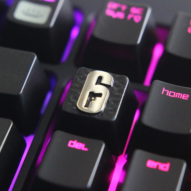  Customized embossed zinc alloy keycap for game mechanical keyboard high-end unique DIY for A