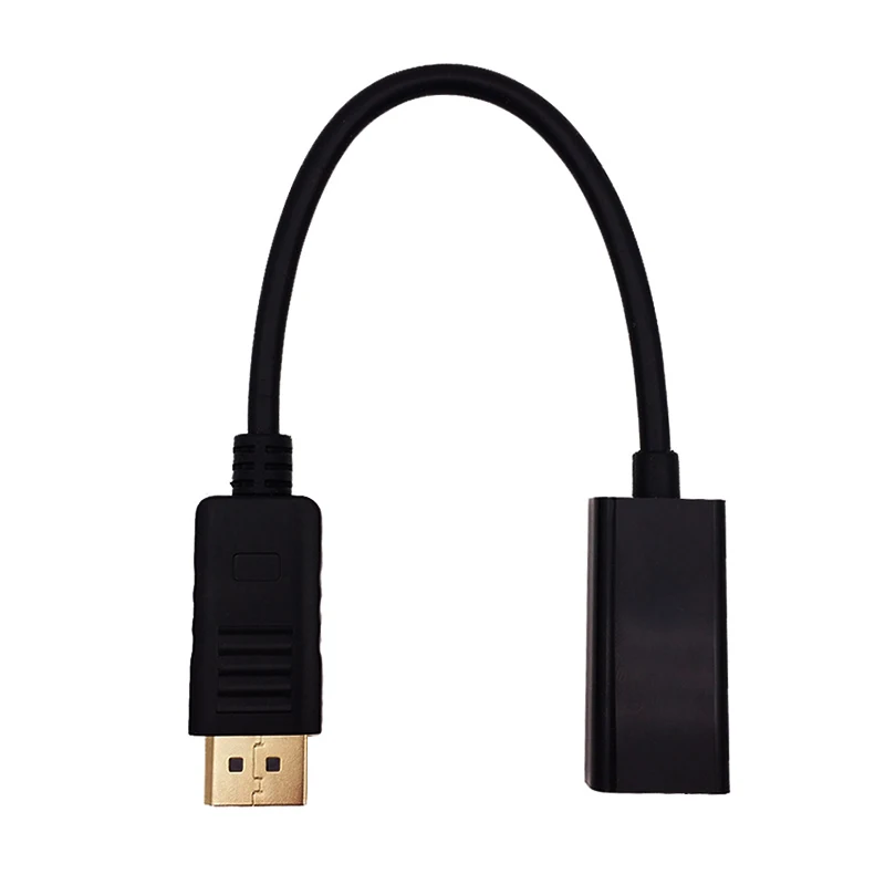 DP to HDMI Adapter DisplayPort to HDMI HDTV Cable Adapter Converter Male to Female Support 1080P for HDTV Projector Displays (6)