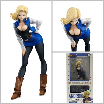 

Anime Dragon Ball Z Dragonball Gals Android # 18 I PVC Action Figure Resin Collection Model Toy Doll Gifts Cosplay