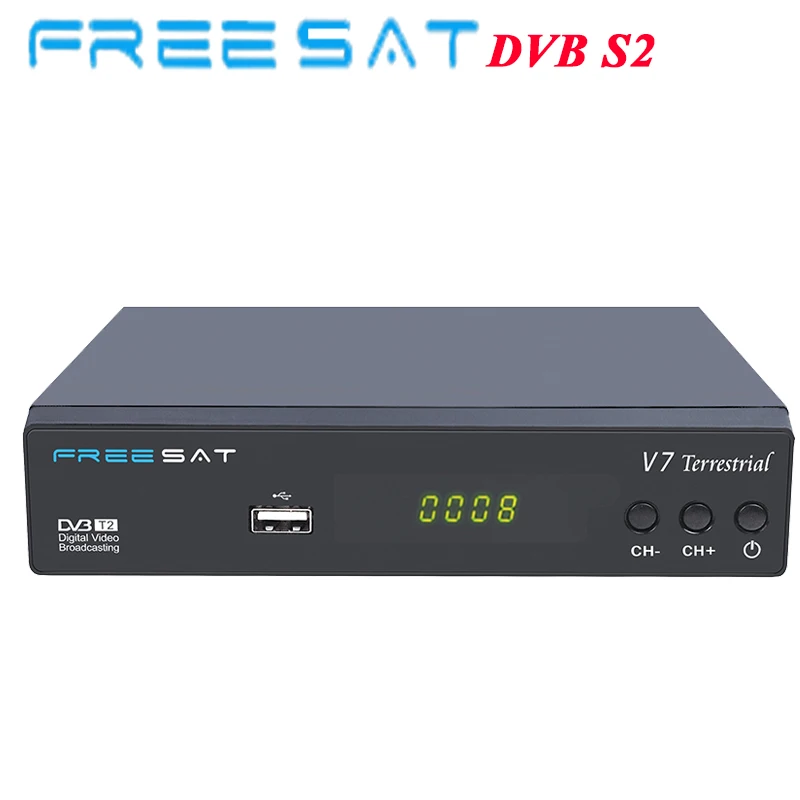 

Freesat V7 Terrestrial DVB T2 Satellite Receiver HD DVB-T2 DVB-T/T2 TV Digital Terrestrial Receptor Full 1080P HD set top box