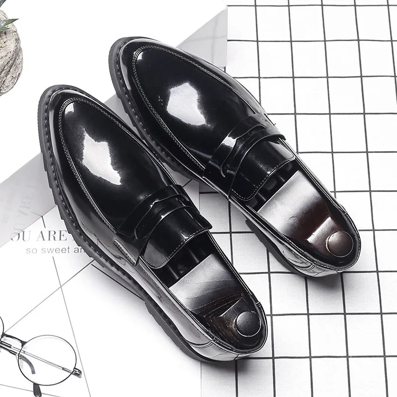 

Autumn British eraser pointed head cover casual shoes low trend help breathable men low shoes business shoes