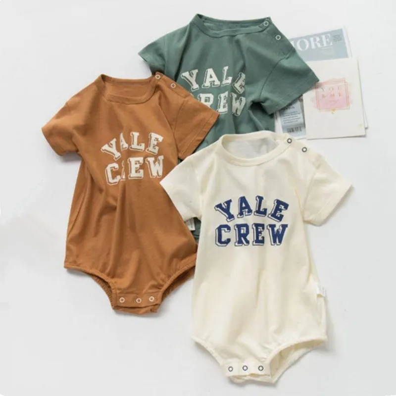 

Summer Clothes for Baby Twin Outfits Boy Girl 9-18 Months Summer Onesie Toddler Girl Clothing