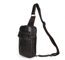 High Quality Real Leather Crossbody Men Bags Men Messenger Bags Genuine Leather Men’s Chest Pack Chest Bags for Man #MD-J7296