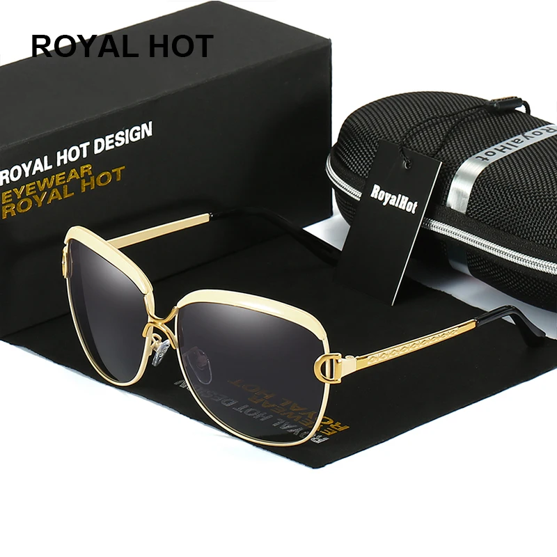 

Royal hot vintage classic big square frame Polarized uv400 sunglasses eyewear glasses