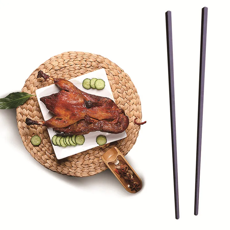 24 см китайские полосатые палочки для еды семейный ресторан отель сплав палочки для еды
