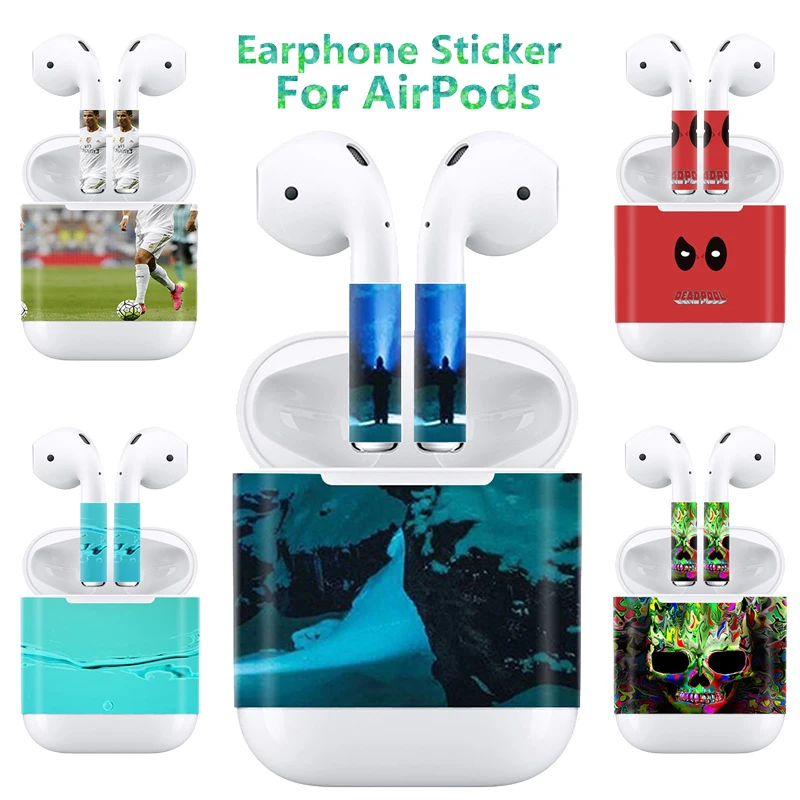 Стильная защитная пленка для кожи airpods устойчивая к царапинам и