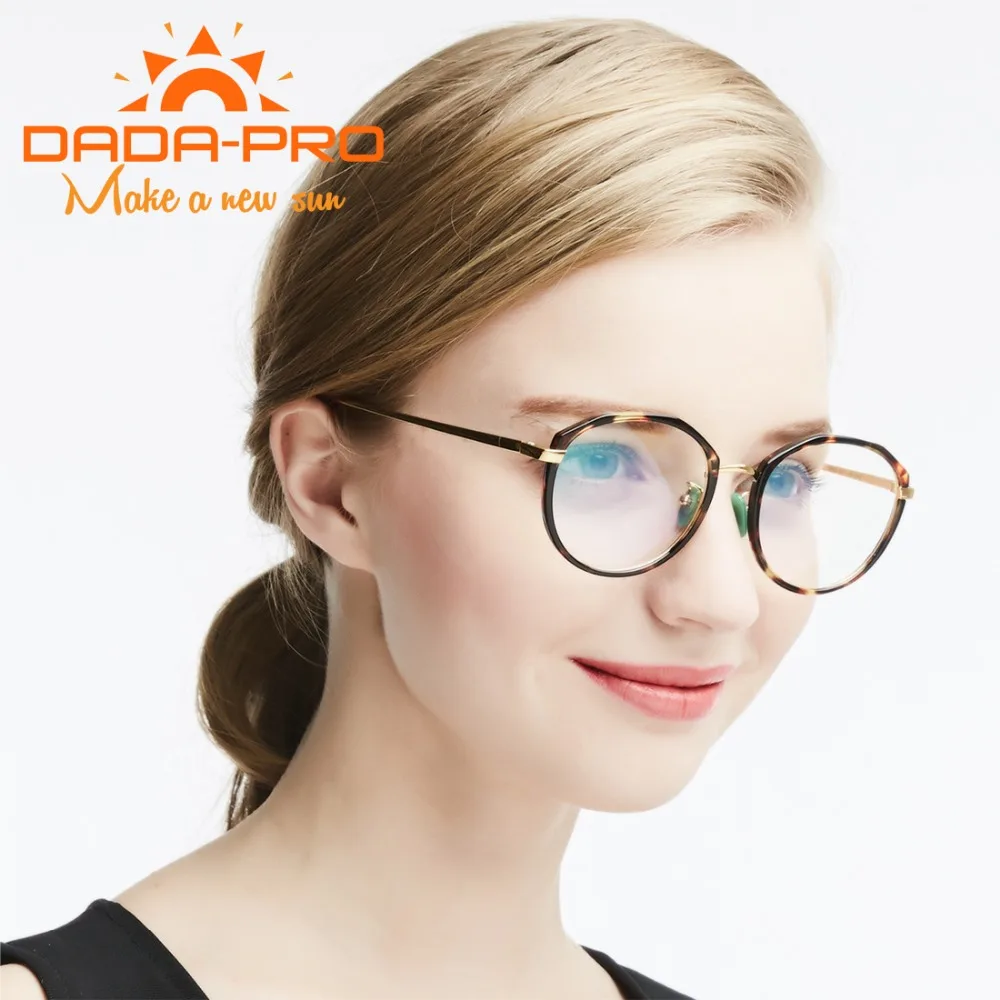Clear Glasses Women Gaming Fake Reading Eyeglasses Optical Glasses