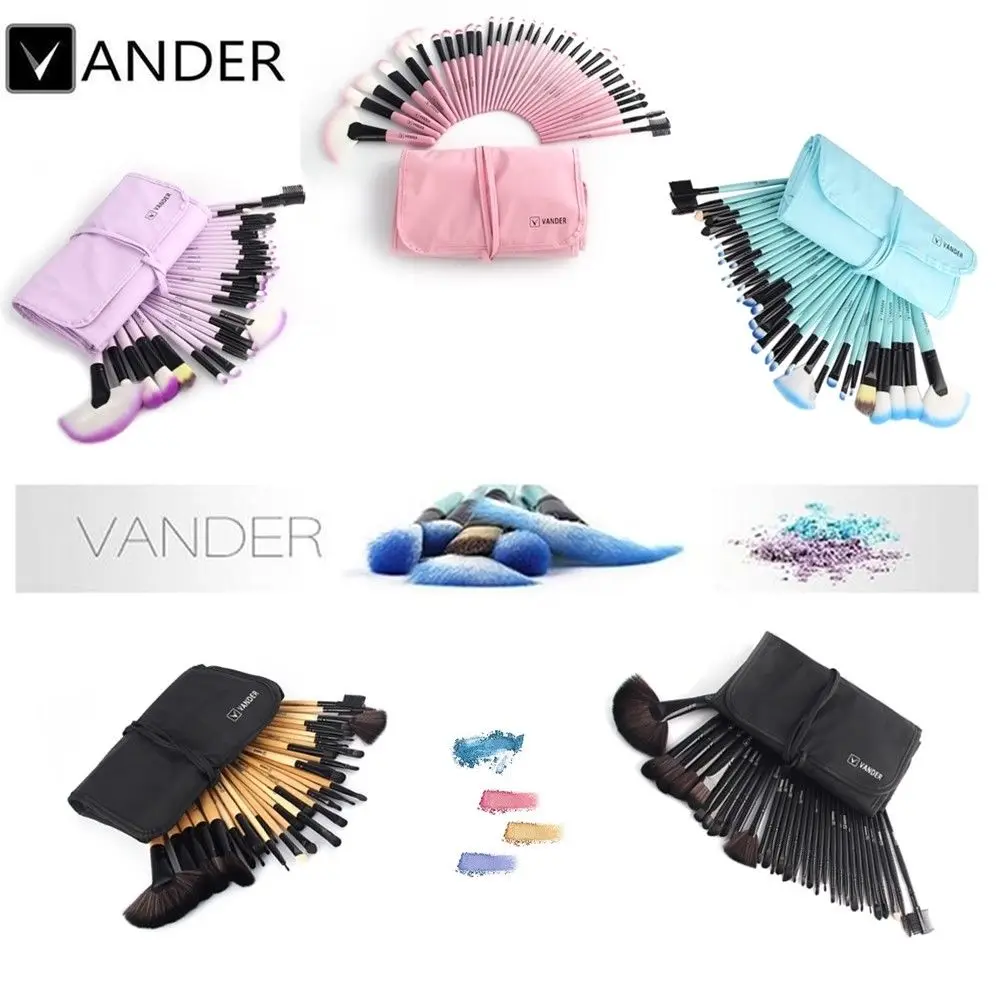 

Vanderlife 24/32pcs Colors Makeup Brushes Set Cosmetic Foundation EyeShadow Kabuki Make Up Tools Kits pincel maquiagem with Bag